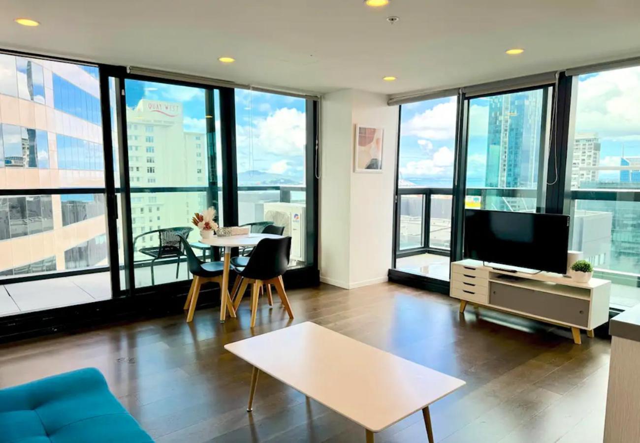 オークランドMagnificent Skytower, Sea, Habour View In Cbdアパートメント エクステリア 写真