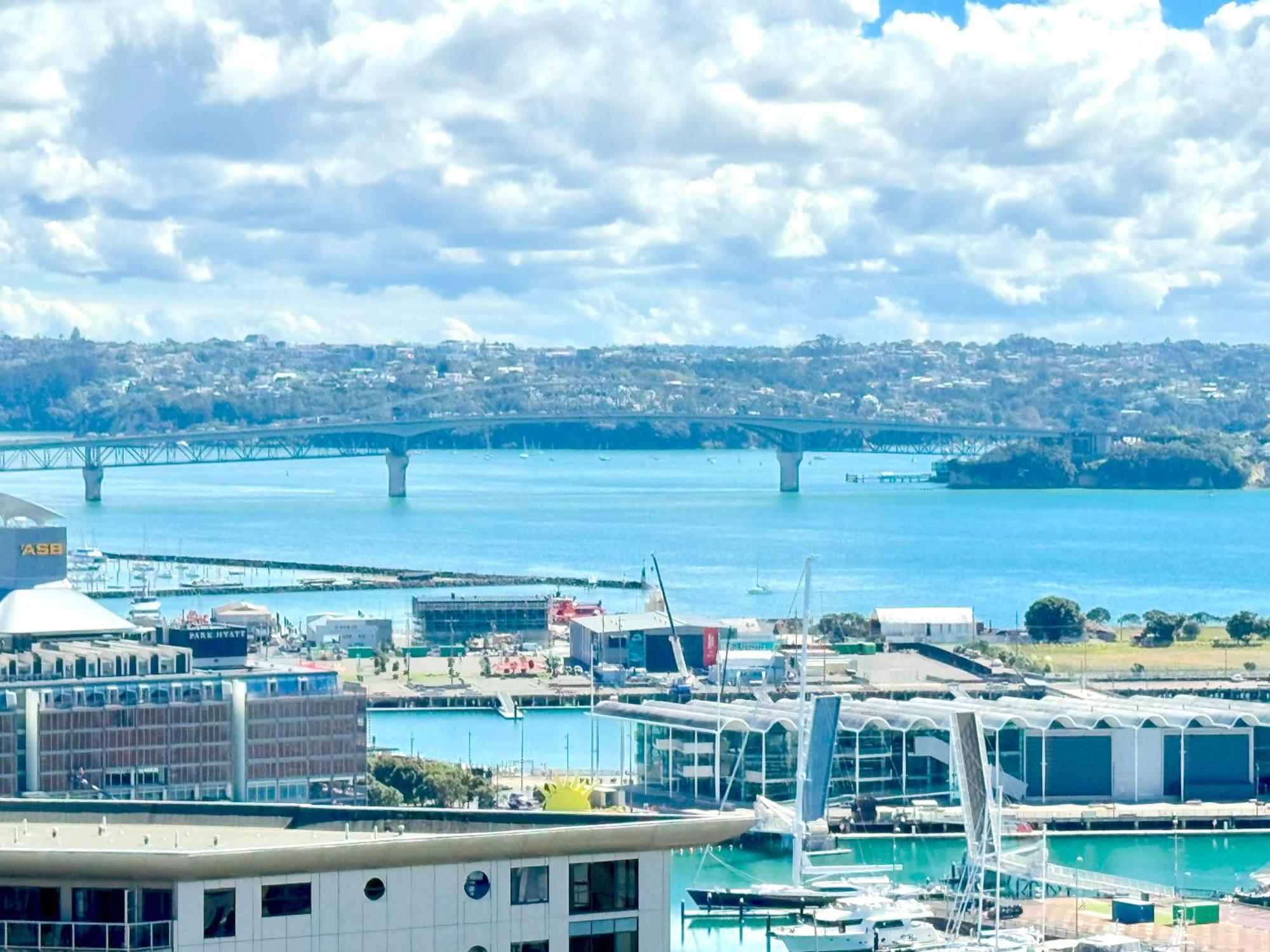 オークランドMagnificent Skytower, Sea, Habour View In Cbdアパートメント エクステリア 写真